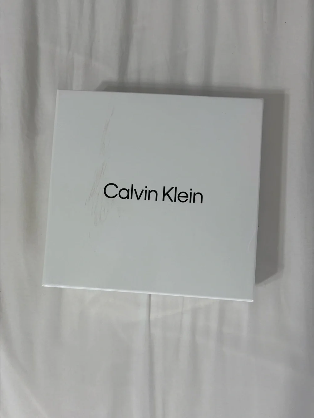 Calvin Klein Brown Monogram Mini Crossbody Bag